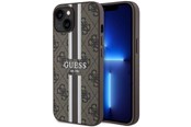 Mobil - Covers & Cases - GUESS GUHMP14SP4RPSW iPhone 14 6.1" brown/brown hardcase 4G Printed Stripes MagSafe - 3666339119775