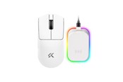 Mus - MCHOSE K7 V2 Pro+ Lightweight Wireless - Gaming Mus - Optisk - 6 knapper - Hvid - HW-K7V2-12