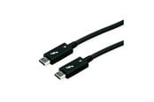 FireWire / ThunderBolt kabel - Roline - Thunderbolt cable - USB-C to USB-C - 1.5 m - 11.02.9047