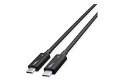 FireWire / ThunderBolt kabel - Roline - Thunderbolt cable - USB-C to USB-C - 50 cm - 11.02.9110