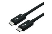 FireWire / ThunderBolt kabel - Roline - Thunderbolt cable - USB-C to USB-C - 80 cm - 11.02.9111
