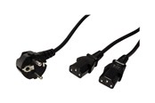 Strømkabel (intern) - Roline - power cable - power CEE 7/7 to power IEC 60320 C13 - 2 m - 19.08.1022