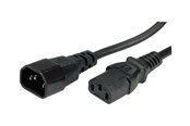 Strømkabel (ekstern) - Roline Green - power extension cable - IEC 60320 C14 to power IEC 60320 C13 - 1.8 m - 19.44.1011