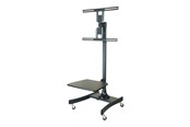 Skærmholder - Roline VALUE cart - for flat panel - black - 17.99.1164