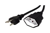 Strømkabel (ekstern) - Roline VALUE - power extension cable - Type 12 to Type 13 - 5 m - 19.99.1181