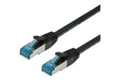 Netværkskabel - Roline VALUE patch cable - 10 m - black - Sort - 21.99.1967