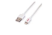 USB kabel - Roline Lightning cable - Lightning / USB - 15 cm - 11.02.8326