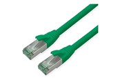 Netværkskabel - Roline Recycled Material patch cable - 15 m - green pantone 3278C - Grøn - 15m - 21.45.3238