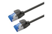 Netværkskabel - Roline patch cable - 1.5 m - black pantone 3C - Sort - 21.15.4354