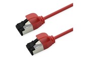 Netværkskabel - Roline patch cable - 30 cm - red pantone 199C - Rød - 21.15.3416