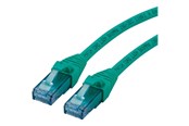 Netværkskabel - Roline patch cable - 10 m - green - Grøn - 21.15.2737
