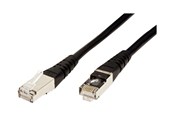 Netværkskabel - Roline patch cable - 10 m - black - Sort - 10m - 21.15.1385