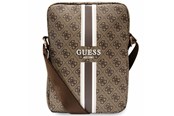 Tasker - GUESS Bag GUTB10P4RPSW 10" brown/brown 4G Stripes Tablet Bag - 3666339120443