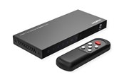 Skærm & Lyd switch - Roline - video/audio switch - 8K with IR remote control - 4 ports - 14.01.3587