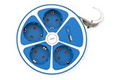 Strømkabel (ekstern) - Roline - power strip - 4-way with switch round - 3600 Watt - 19.07.2341