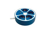 Strømkabel (ekstern) - Roline - power strip - 4-way with switch round - 3600 Watt - 19.07.2340