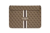 Systemtilbehør (kølepasta mv.) - GUESS 4G Printed Stripes cover for a 16" laptop - brown - 3666339120542