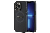 Mobil - Covers & Cases - GUESS GUHMP14LPSAHMCK case for iPhone 14 Pro - black Saffiano MagSafe - 3666339155742