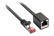 Netværkskabel - Alcasa electronik Good Connections RNS patch extension cable - 1 m - black - Sort - 8063VR-010S