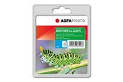 Blæk, Toner & Forbrugsstoffer - Agfa Photo - cyan - compatible - ink cartridge (alternative for: Brother LC1220C) - APB1220CD