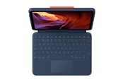 Tastatur - Logitech Rugged Combo 4 Touch - keyboard and folio case - with trackpad - QWERTY - UK - classic blue Input Device - Tastatur & Folio sæt - Engelsk - UK - Blå - 920-011188