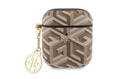 Mobil - Andet Tilbehør - GUESS GUA2PGCE4CW case for AirPods 1/2 - brown GCube Charm - 3666339171155