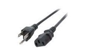 Strømkabel (ekstern) - EFB NORDIC EFB-Elektronik - power extension cable - NEMA 5-15P to power IEC 60320 C13 - 1.8 m - EK462.1,8