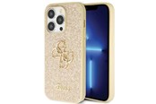 Mobil - Covers & Cases - GUESS GUHCP14LHG4SGD case for iPhone 14 Pro - gold Glitter Script Big 4G - 3666339147761