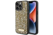 Mobil - Covers & Cases - GUESS Rhinestone Metal Logo case for iPhone 15 Pro - yellow - 3666339153540