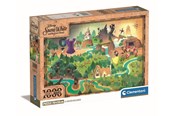 Puslespil - Clementoni Puzzle HQC Disney Story Maps - Snow White 1000 pieces 2D Puslespil - 39814