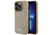 Mobil - Covers & Cases - GUESS Disco Metal Script case for iPhone 15 Pro - gold - 3666339173593