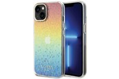Mobil - Covers & Cases - GUESS IML Faceted Mirror Disco Iridescent case for iPhone 15 - multicolored - 3666339172312