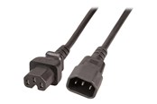 Strømkabel (ekstern) - EFB NORDIC EFB-Elektronik - power extension cable - IEC 60320 C14 to IEC 60320 C15 - 3 m - EK585.3V2
