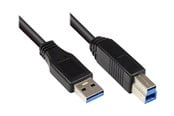 USB kabel - Alcasa electronik Good Connections - USB cable - USB Type A to USB Type B - 1 m - 2710-S01