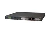 Switch - PLANET FGSW-2622VHP - switch - 24 ports - unmanaged - rack-mountable - FGSW-2622VHP