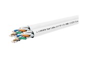 Netværkskabel - Lanview Dual bulk cable - 305 m - white - Hvid - 305m - LVN122163