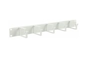 Rack skabe - Lanview by Logon - rack cable organiser (horizontal / vertical) - 5 hooks - 1U - RAO100WH