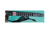 Strømkabel (ekstern) - Lanview - power distribution strip - 10A - LVR-2MCH-SW-CH8