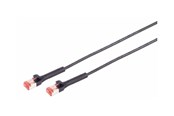 Netværkskabel - Lanview Flex-Angle patch cable - 1.5 m - black - Sort - 1m - LV-6AFTP-FLEX-ANG-015B