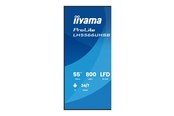 Digital skiltning & Hotel - iiyama ProLite LH5566UHSB-B1AG 54.6" Class (55" viewable) LCD flat panel display - 4K - for digital signage - LH5566UHSB-B1AG