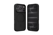 Mobil - Covers & Cases - CRONG Hybrid MATTE Magnetic case with MagSafe for iPhone 18 Pro / iPhone 17 Pro - Black - CRGHMMIP1863PBLK