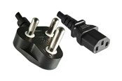 Strømkabel (intern) - MicroConnect - power cable - Type M to power IEC 60320 C13 - 1.8 m - MC-SAFBC-C13018