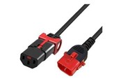 Strømkabel (intern) - MicroConnect - power cable - power IEC 60320 C13 to IEC 60320 C14 - 2 m - MC-DUALC13C14S-2