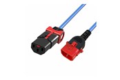 Strømkabel (intern) - MicroConnect - power cable - power IEC 60320 C13 to IEC 60320 C14 - 3 m - MC-DUALC13C14S-3B