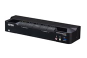 KVM-switch - ATEN CS1944DPA 4-Port USB 3.0 8K DisplayPort Dual-Display KVMP Switch (Cables included) - CS1944DPA