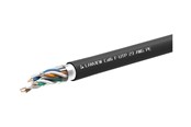 Netværkskabel - Lanview bulk cable - 305 m - black - Sort - 305m - LVN-CAT6PE-FUTP-305M