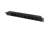 Strømkabel (ekstern) - Lanview - power distribution strip - 16A - 4000 Watt - LVR-3MIEC-LIC-SCH8