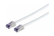 Netværkskabel - Lanview patch cable - 7.5 m - white - Hvid - 7.5m - LVN-CAT6A-FLEX-7.5MWH