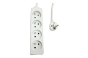 Strømkabel (ekstern) - MicroConnect - power strip - 4-way - MC-PS040300FRW