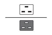Strømkabel (intern) - MicroConnect - power cable - IEC 60320 C20 to IEC 60320 C19 - 3 m - PE2019R3